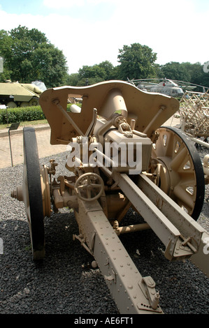 Deutsche Feld Haubitze leFH18 Kaliber 50 mm Stockfoto