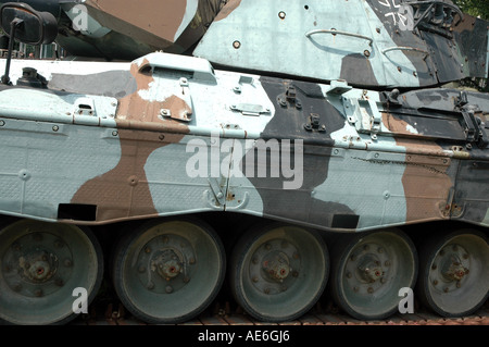 Deutscher Panzer Leopard 1A4 Kaliber 105 mm Stockfoto