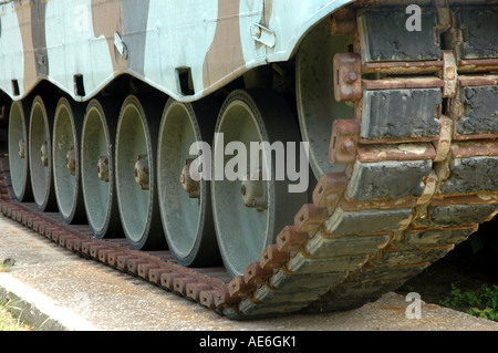 Deutscher Panzer Leopard 1A4 Kaliber 105 mm Stockfoto