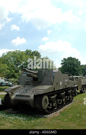 Kanadische Sexton Selbstfahrlafette mit mk-2 87,6 mm Kaliber Haubitze Stockfoto