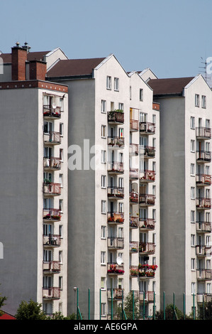 Haus von Wohnungen in Warschau Stockfoto