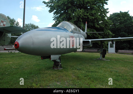 polnische Schulflugzeug TS-11 ISKRA Stockfoto