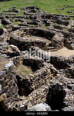 Nuraghe Su Nuraxi Sardinien Italien Stockfoto