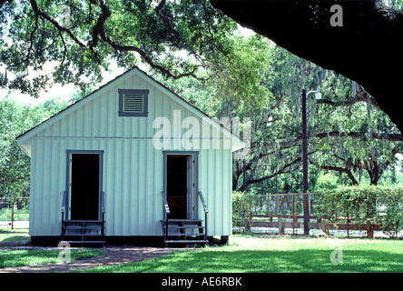 Ein Zimmer School House am Manatee Village Historical Park in Bradenton Florida USA Stockfoto