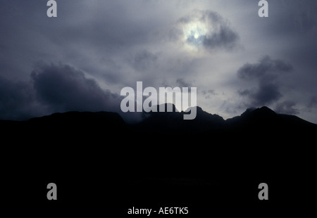 Bla Bheinn oder Blaven schwarze Cuillin Isle Of Skye in Schottland Stockfoto