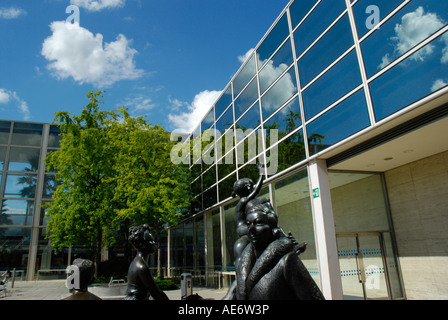 Queens Court im Zentrum MK Milton Keynes Buckinghamshire England Stockfoto