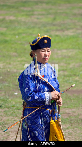 weibliche Bogenschützen 2007 Stockfoto