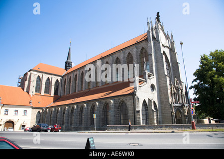 Ehemalige Zisterzienser Kloster Sedlec, Kirche der Himmelfahrt der Jungfrau Maria, Sedlec, Kutna Hora, Tschechien Stockfoto