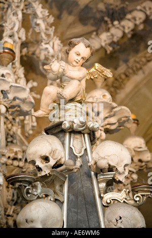Kapelle Allerheiligen - Beinhaus, Sedlec, Kutna Hora, Tschechien Stockfoto