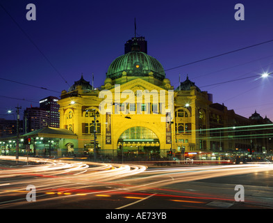 Flinders Street Station Melbourne Victoria Australien