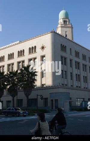 Yokohama Custom House bekannt als die "Königin der Turm", sieht mit seinen Grünspan Kuppel in Yokohama, Japan Stockfoto