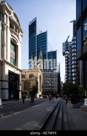 Willis Gebäude, 51 Lime Street, City of London. Architekt: Foster + Partners Stockfoto