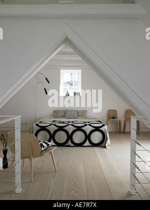 Loft, Brygge, Kopenhagen. Stockfoto