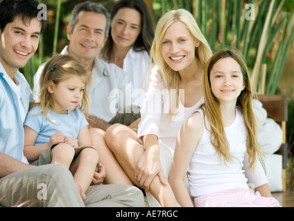 Familienbild Stockfoto
