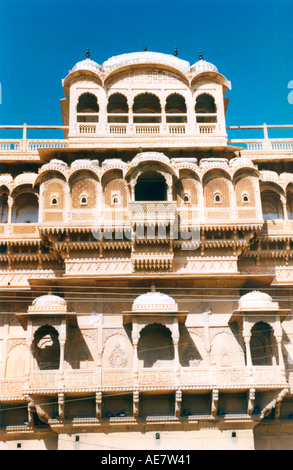 Blick von innen Jaisalmeer Fort Rajasthan Indien Stockfoto