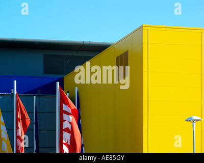 IKEA, Milton Keynes. Architekt: Stubbs Rich Architects Stockfoto