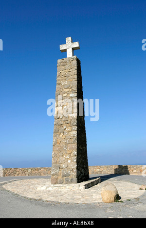 Das Denkmal am Cabo Da Roca, Portugal Stockfoto
