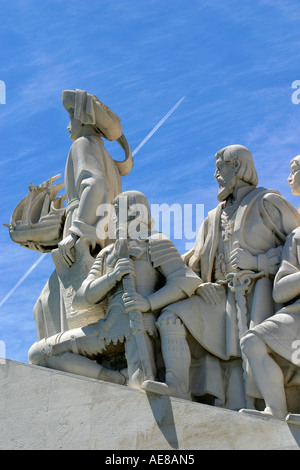 Padrão Dos Descobrimentos Denkmal in Belem, Lissabon, Portugal. Stockfoto