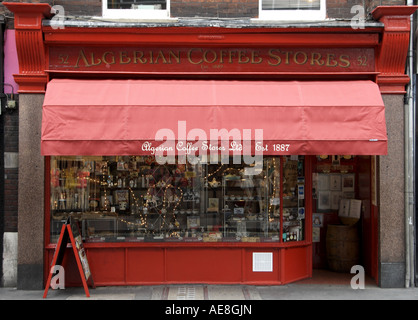 Algerische Coffee Shops, Soho, London, UK Stockfoto