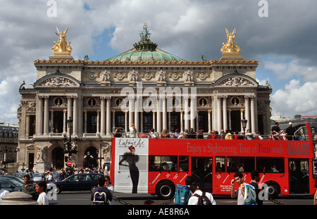 PARIS Charles Garniers Opernhaus Akademie von Musik Paris Frankreich Stockfoto