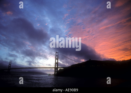 Golden Gate Bridge in San Francisco, Kalifornien Stockfoto