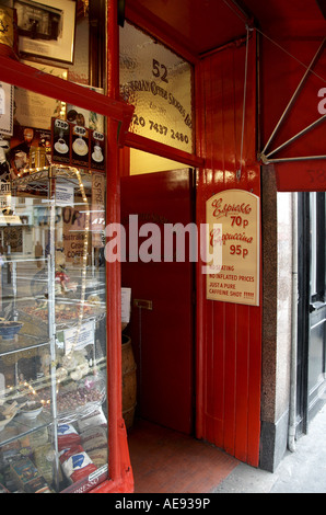 Algerische Coffee Shops, Soho, London, UK Stockfoto