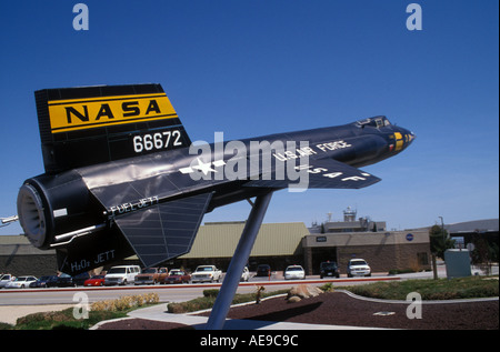 Kalifornien Edwards Air Force Base NASA Dryden Flight Research Center X 15 Flugzeuge anzeigen Stockfoto