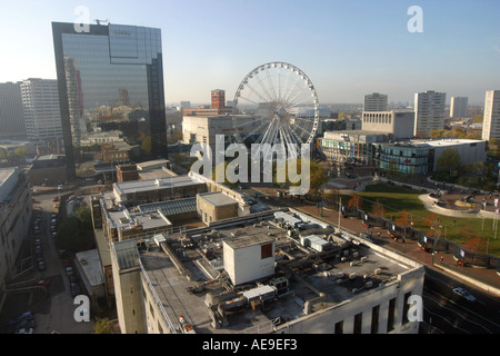 Rad von Birmingham in Platz neben dem ICC und das Hyatt hotel Stockfoto