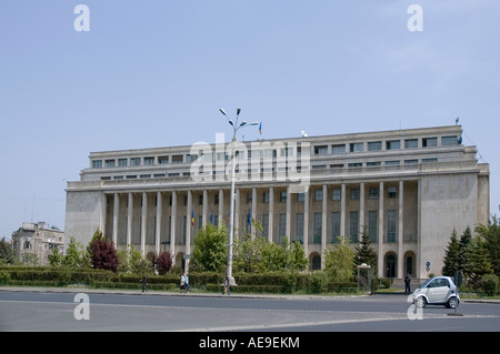 Bukarest Regierung Verwaltungsgebäude am Piata Victoriei, Rumänien, Europa, EU Stockfoto