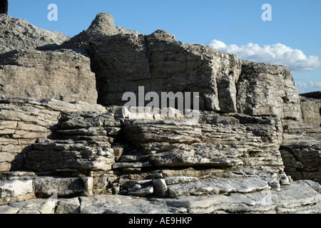 Rauks Digerhuvud, Fårö, Gotland, Schweden Stockfoto
