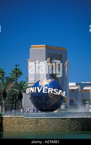 Orlando Florida FL USA USA Universal Orlando Schild mit der Weltkugel Stockfoto