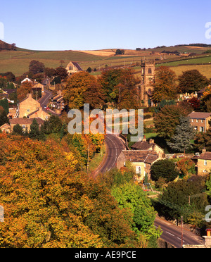 Dorf von Rainow im Herbst in der Nähe von Macclesfield Cheshire Peak District National Park England UK Stockfoto