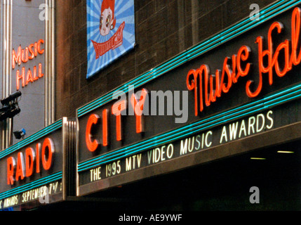 Radio City Music Hall New York City USA Stockfoto