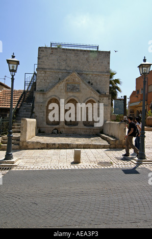 Das alte Wasser Reservoir Zikhron Yaaqov Israel Stockfoto