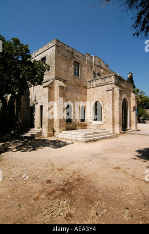 Alte Gebäude in Beit Lehem Haglilit Israel Templer Stockfoto