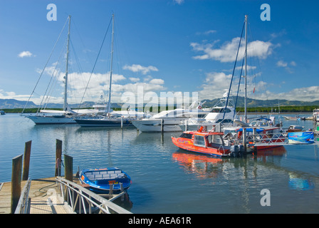 Fidschi Inseln NADI Port Hafen Hafen Southsea Südsee Pazifik Segeln Segel Boot Schiff Versand Sport Spaß Freizeit Urlaub Stockfoto