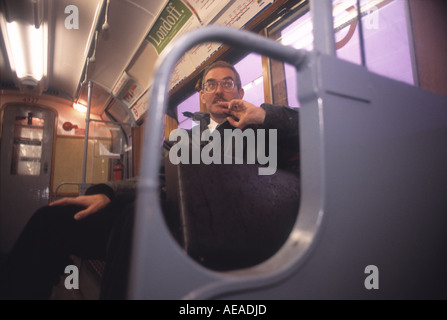 Kreditlinie ist obligatorisch John Angerson u-Bahn in der central Line in Richtung Ongar, Epping-Linie, die jetzt geschlossen wurde Stockfoto