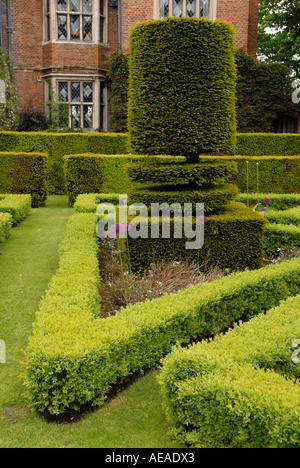 Formschnitt im Great Fosters Country House Hotel, Surrey, UK. Stockfoto