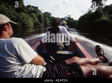 Bootsfahrt - Amazonasbecken, Beni Bolivien Stockfoto