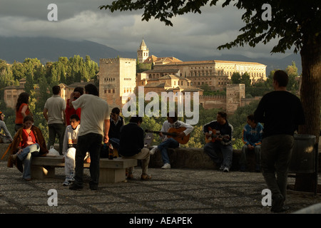 Alhambra Granada Spanien Stockfoto