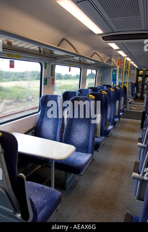 LondonMidland Zähler Klasse 350/1 Desiro - Interieur Stockfoto