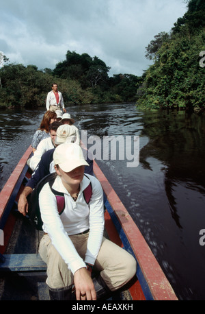 Bootsfahrt - Amazonasbecken, Beni Bolivien Stockfoto