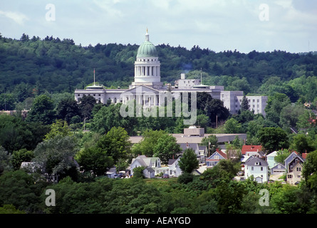 State Capitol Building in Augusta, Maine ME Stockfoto