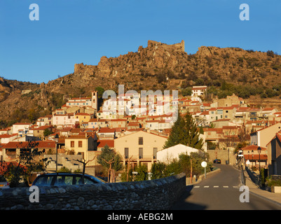 Rodes Dorf, Pyrenäen Orientales, Frankreich Stockfoto