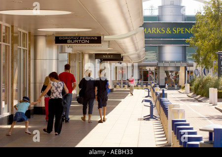 Archivfoto aus den frühen 2000er Jahren des Monks Cross Einzelhandels. York. Stockfoto