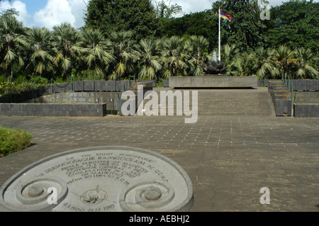 Vater des Mauritius Memorial Stockfoto