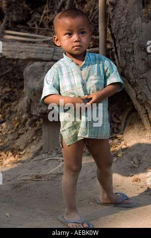 Die schönen Menschen und Landschaften von Myanmar Birma im Jahr 2006 Stockfoto