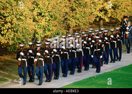 US-Militär auf dem Nationalfriedhof Arlington in Washington DC Vereinigte Staaten von Amerika Stockfoto