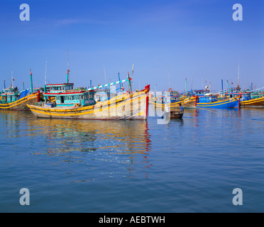 Angeln Boot Flotte Mui Ne südlich-zentralen Küste Vietnam Indochina Südost-Asien Asien Stockfoto