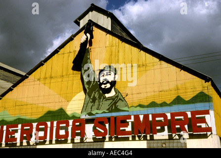 Fidel Alejandro Castro Ruz (geboren 13. August 1926) Havanna Kuba Kuba Zentrum historische Geschichte Stockfoto